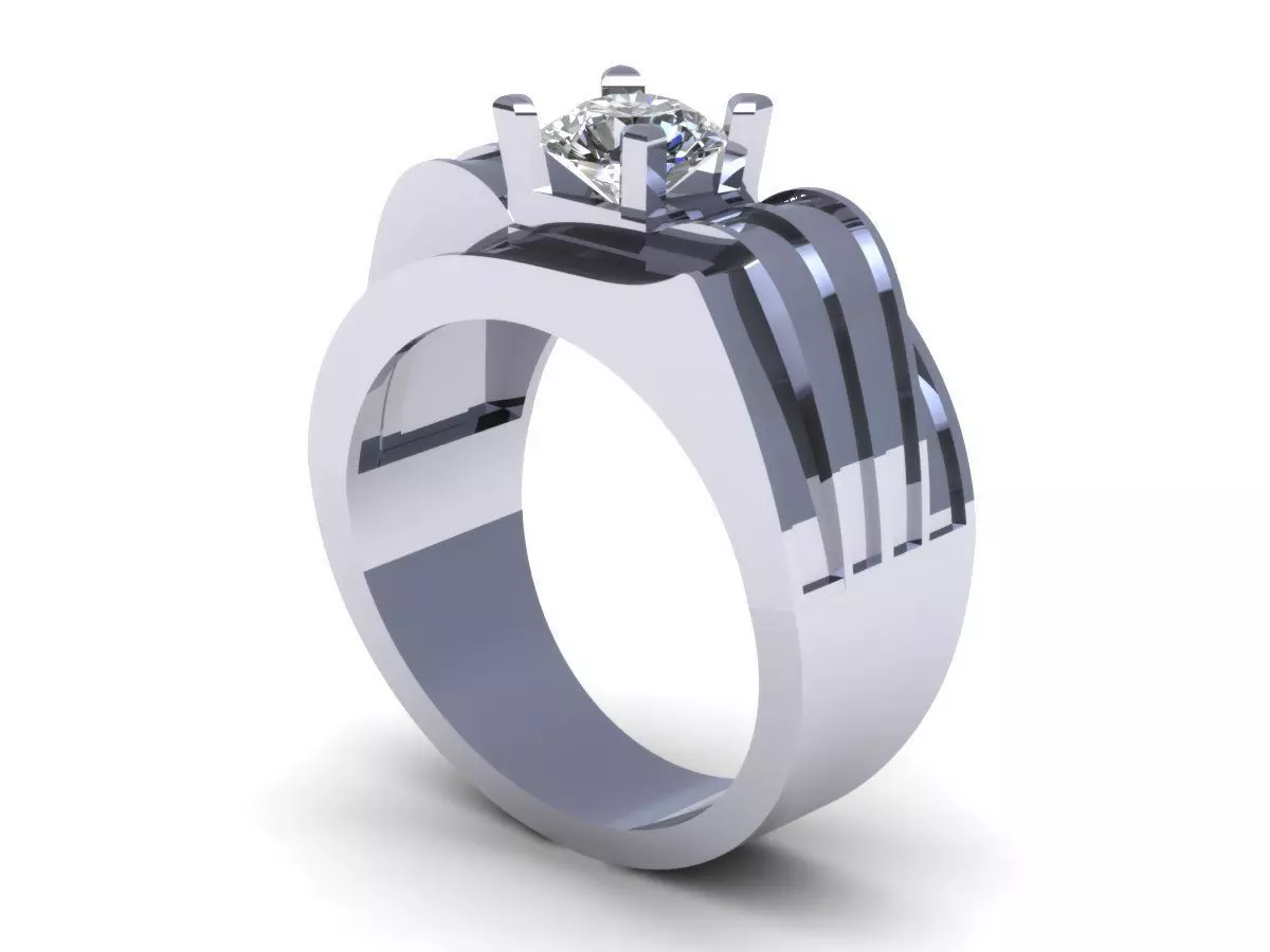 Man Ring 215 Free 3D print model