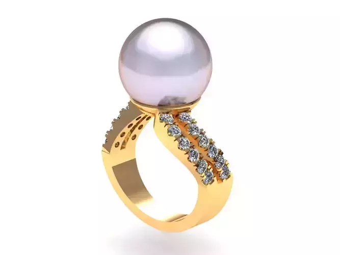 Great Pear Diamond Ring 590