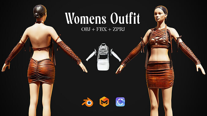Womens Outfit 3D model