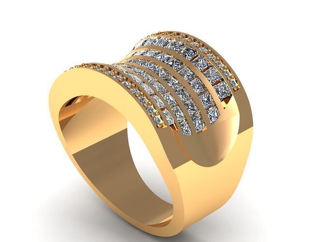 Creative Fashion Ring 293 Free 3D print model
