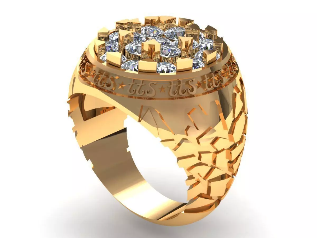 Precious Man Wedding Ring 289 3D print model