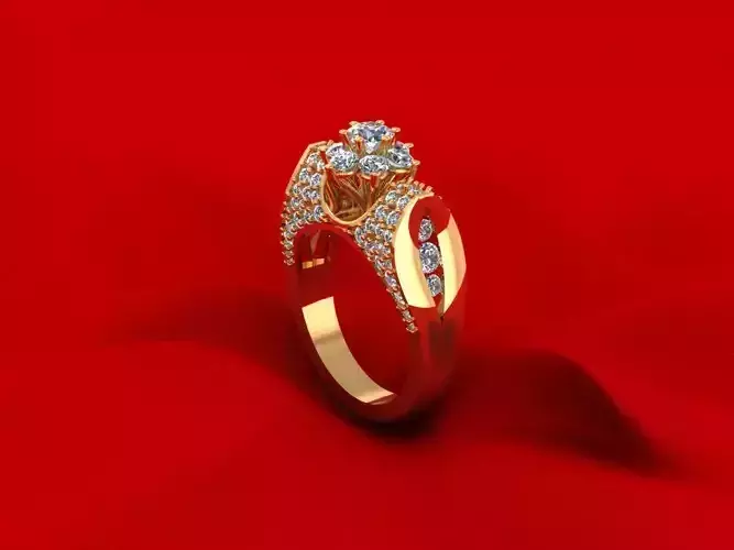 True Love Wedding Diamond Ring 312