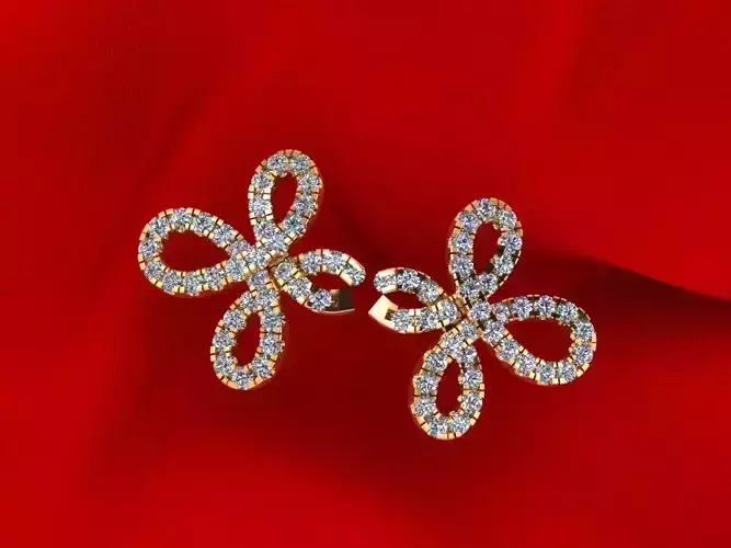 Butterfly Woman Earring 414