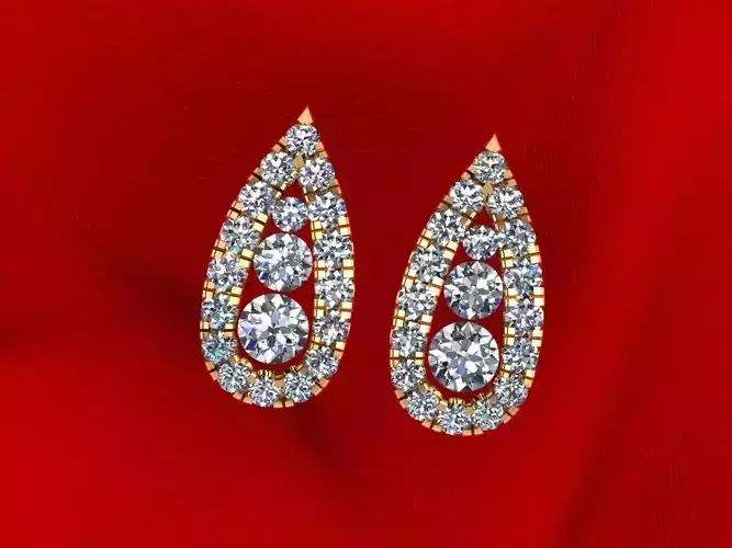 Pear Earring 393