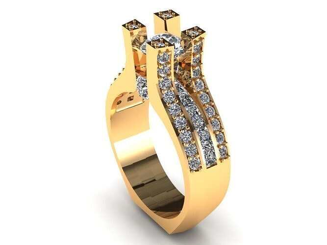 Woman Engagement Ring R219