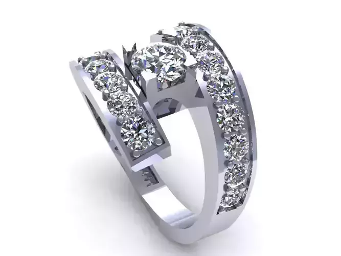 Love Stone Set Diamond Ring 484