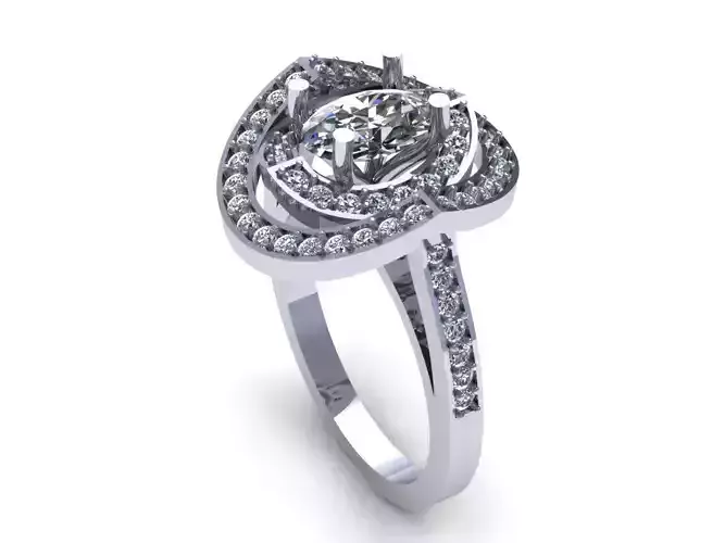 Heart Woman Ring R473