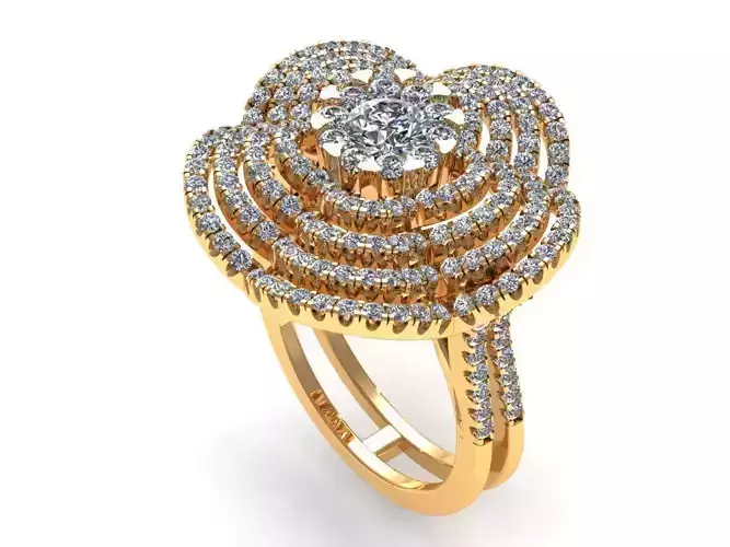 Rose Woman Wedding Ring 368