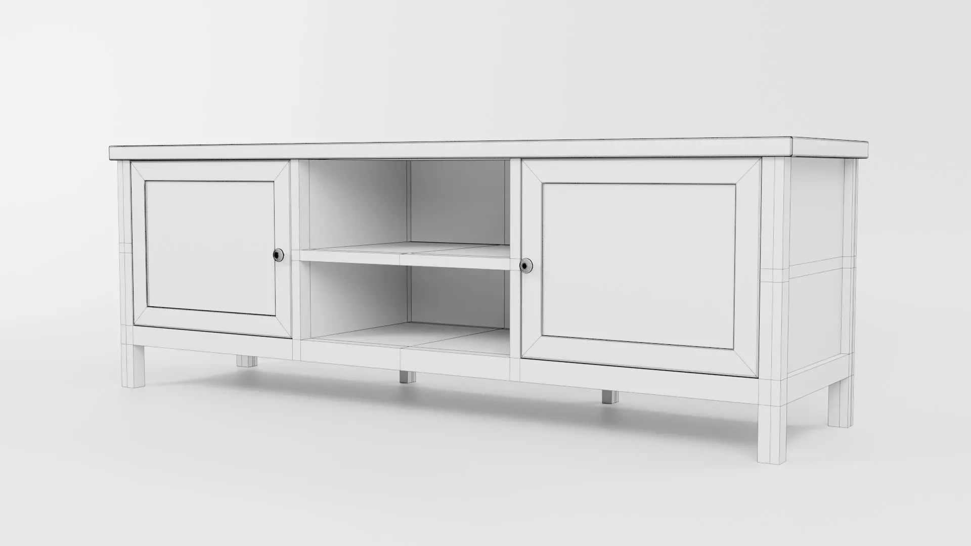TV Rack CG2 3D model_5
