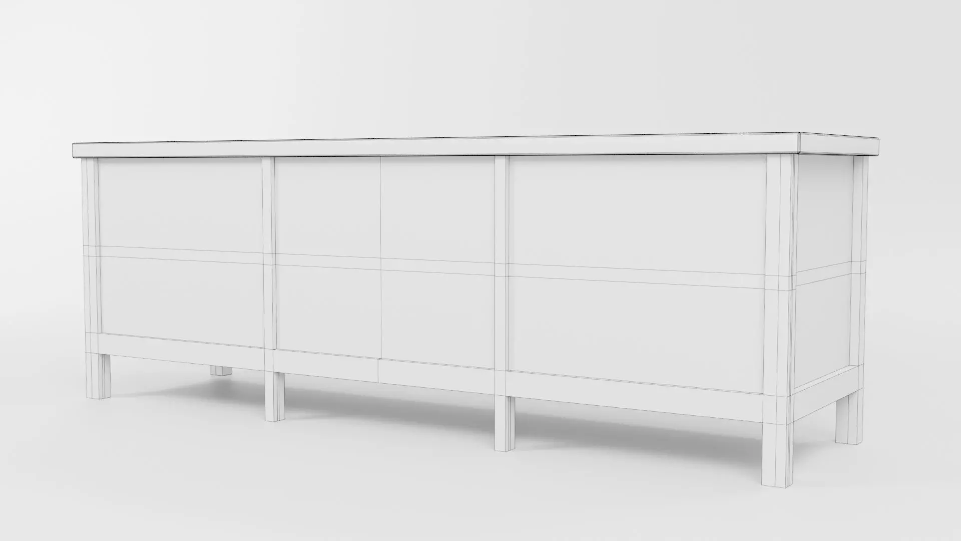 TV Rack CG2 3D model_6