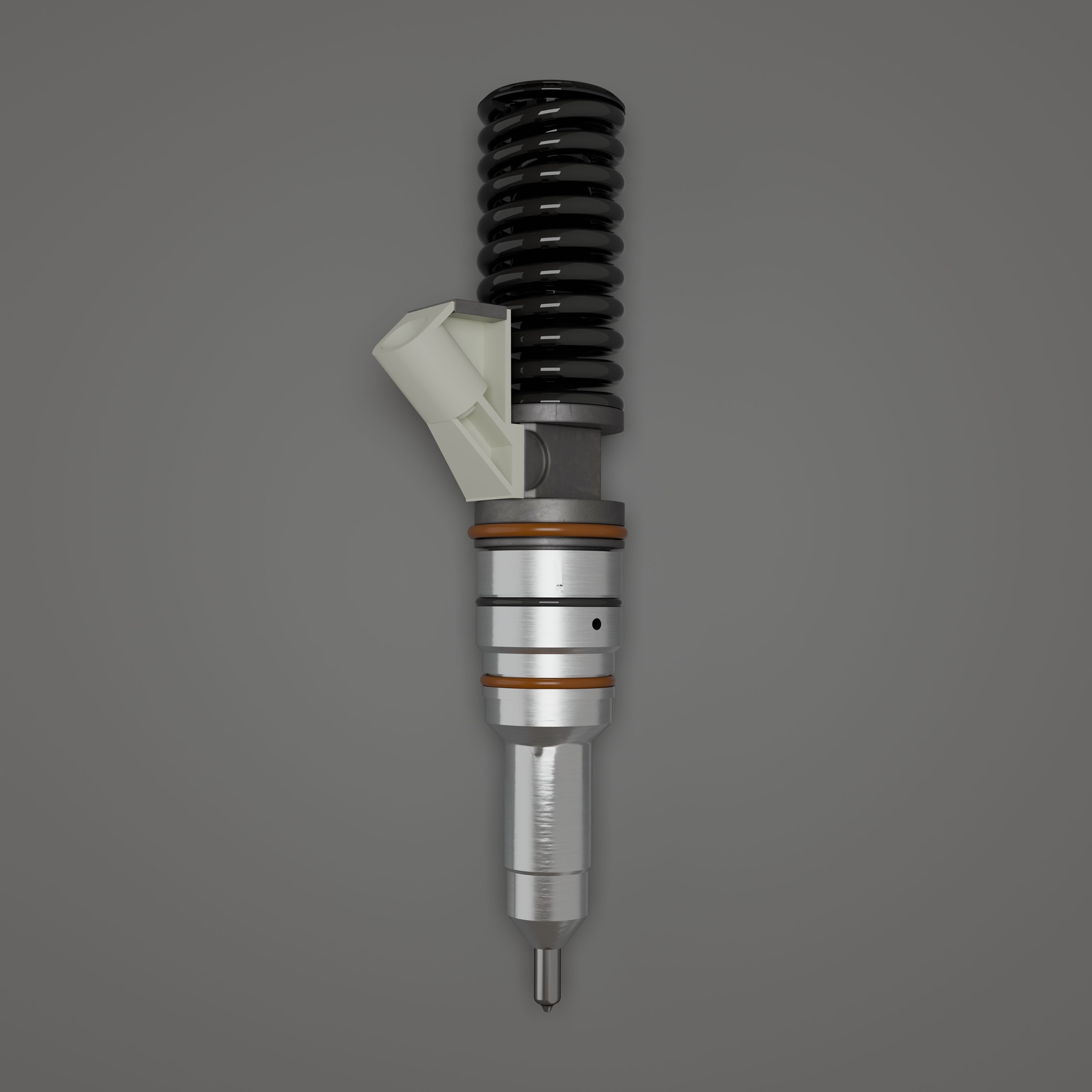 Diesel Injector Unit - External Housing Only 3D model_2