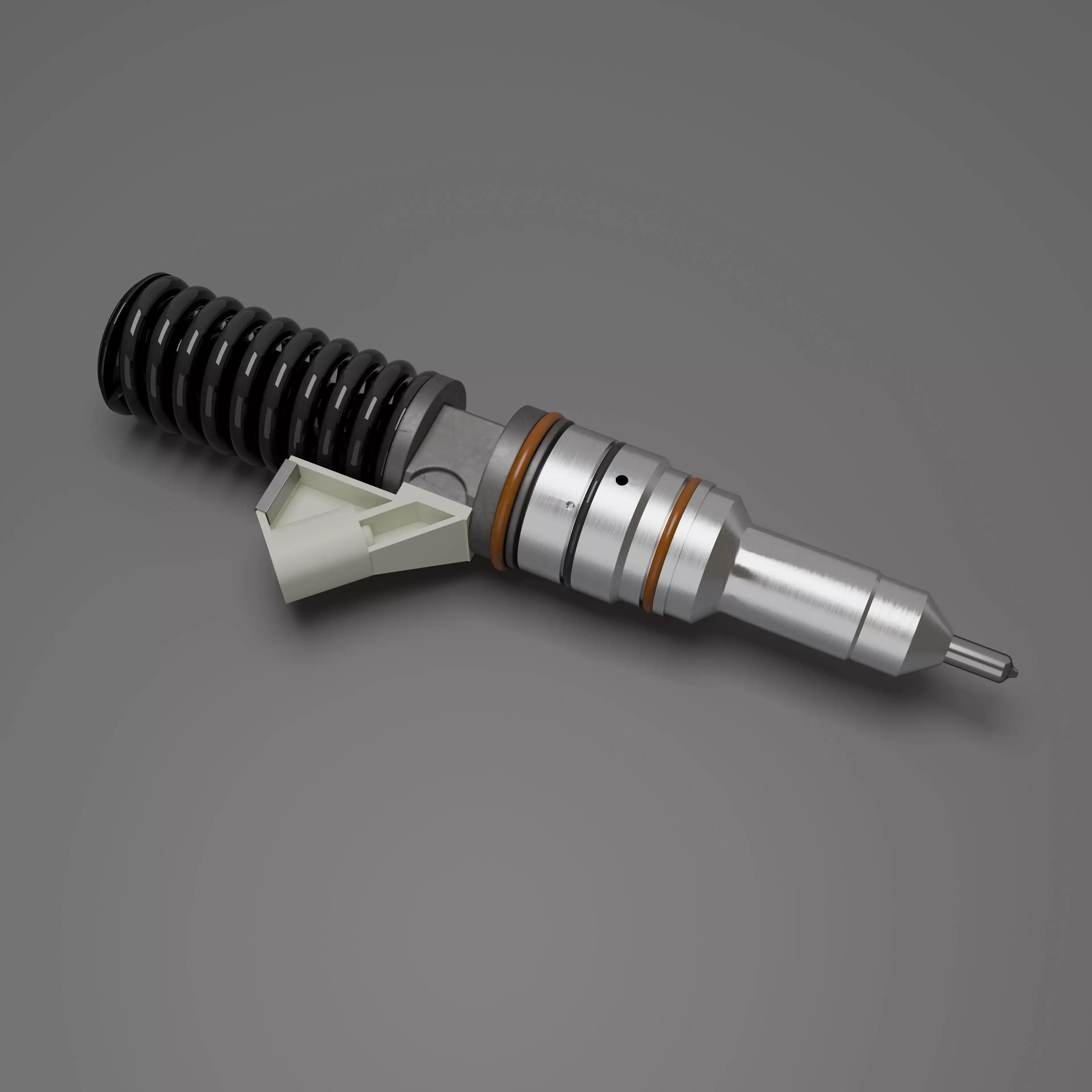 Diesel Injector Unit - External Housing Only 3D model_0