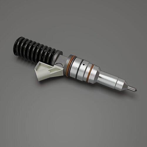 Diesel Injector Unit - External Housing Only 3D model