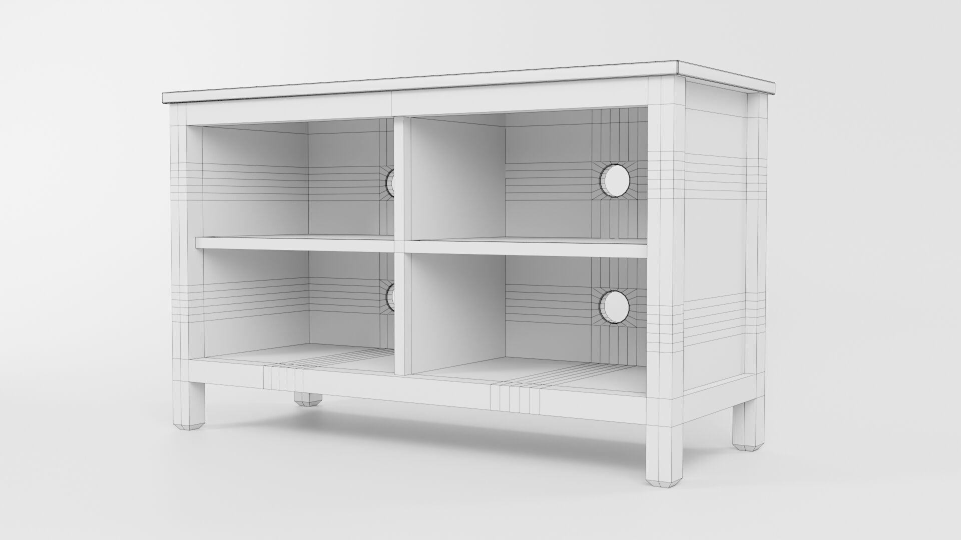 TV Rack CG3 3D model_10