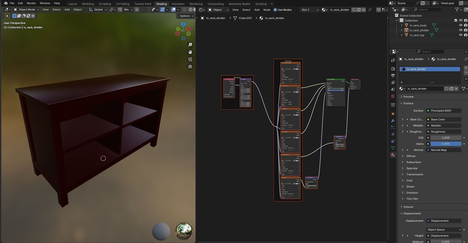 TV Rack CG3 3D model_16