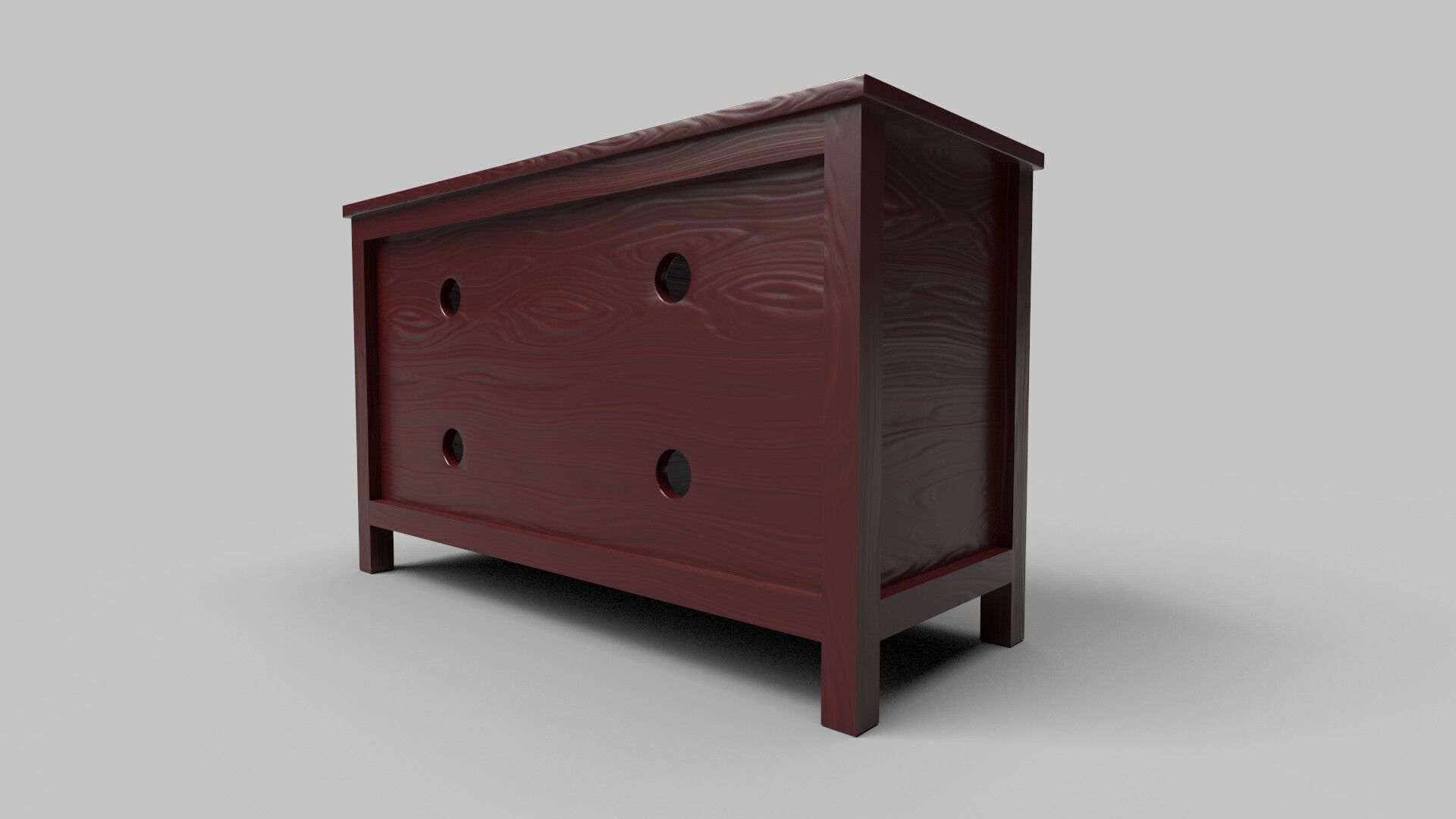 TV Rack CG3 3D model_4