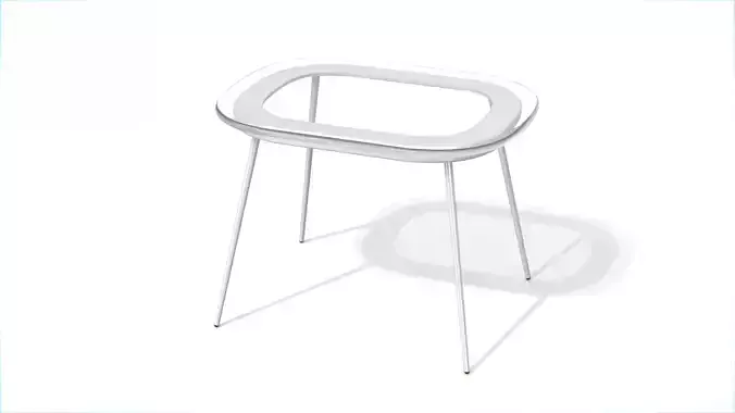 Glass Top Side Table