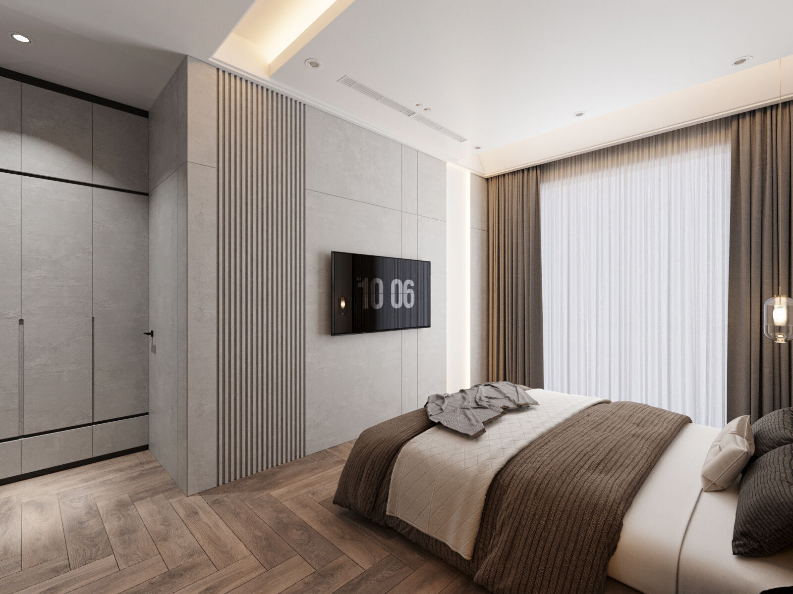 Modern Townhouse with Void Space 3D model_19