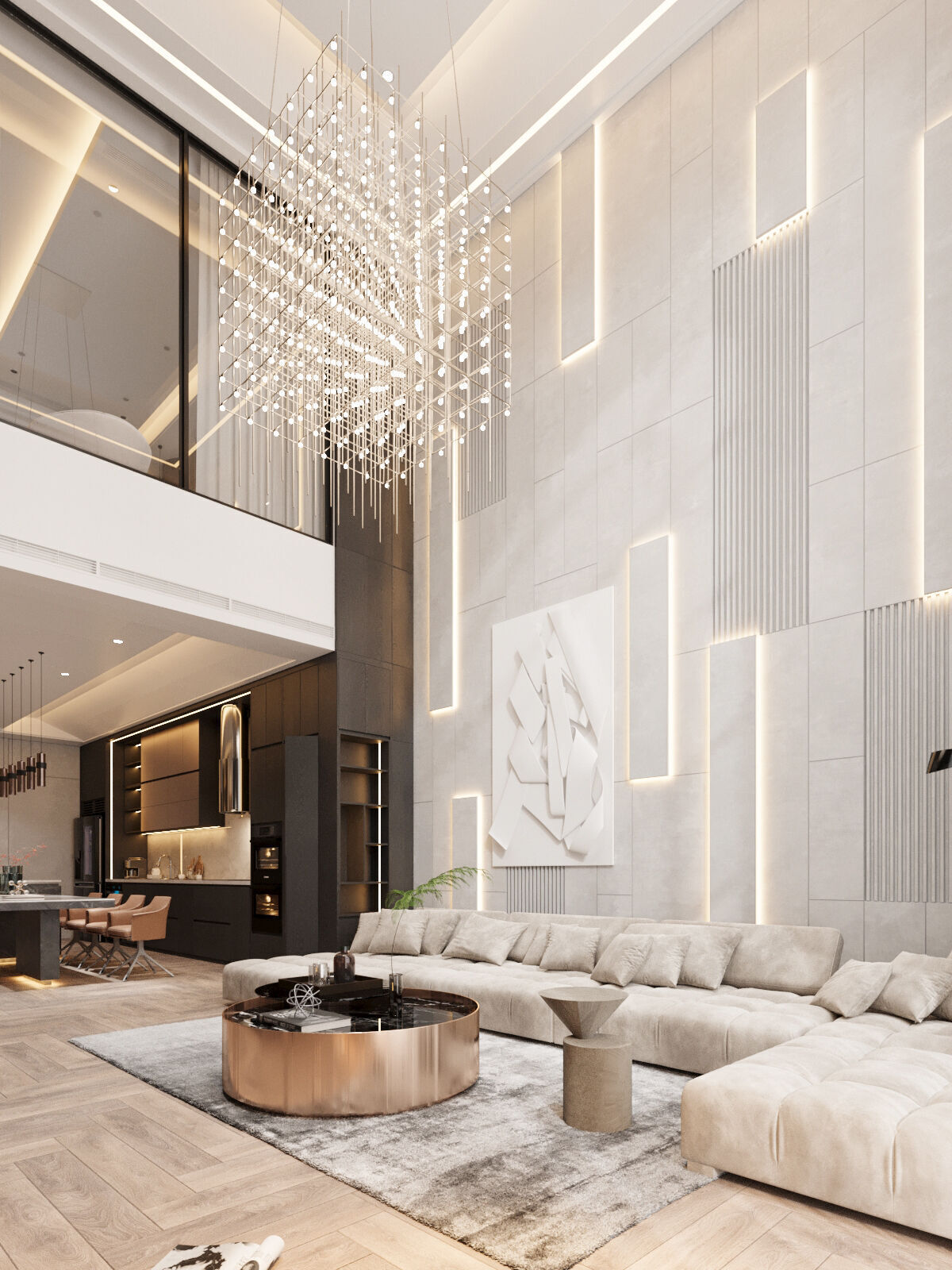 Modern Townhouse with Void Space 3D model_28