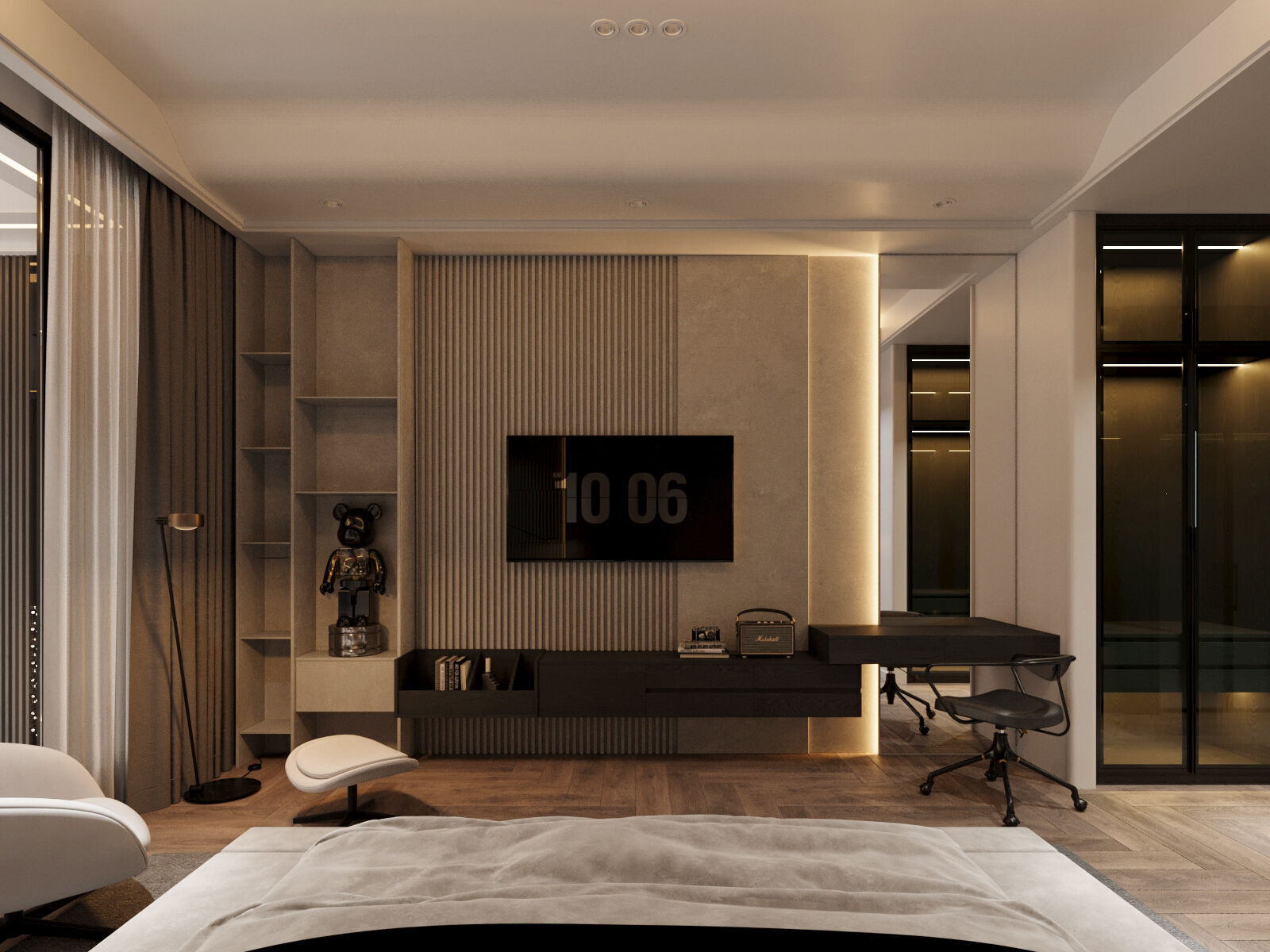 Modern Townhouse with Void Space 3D model_24