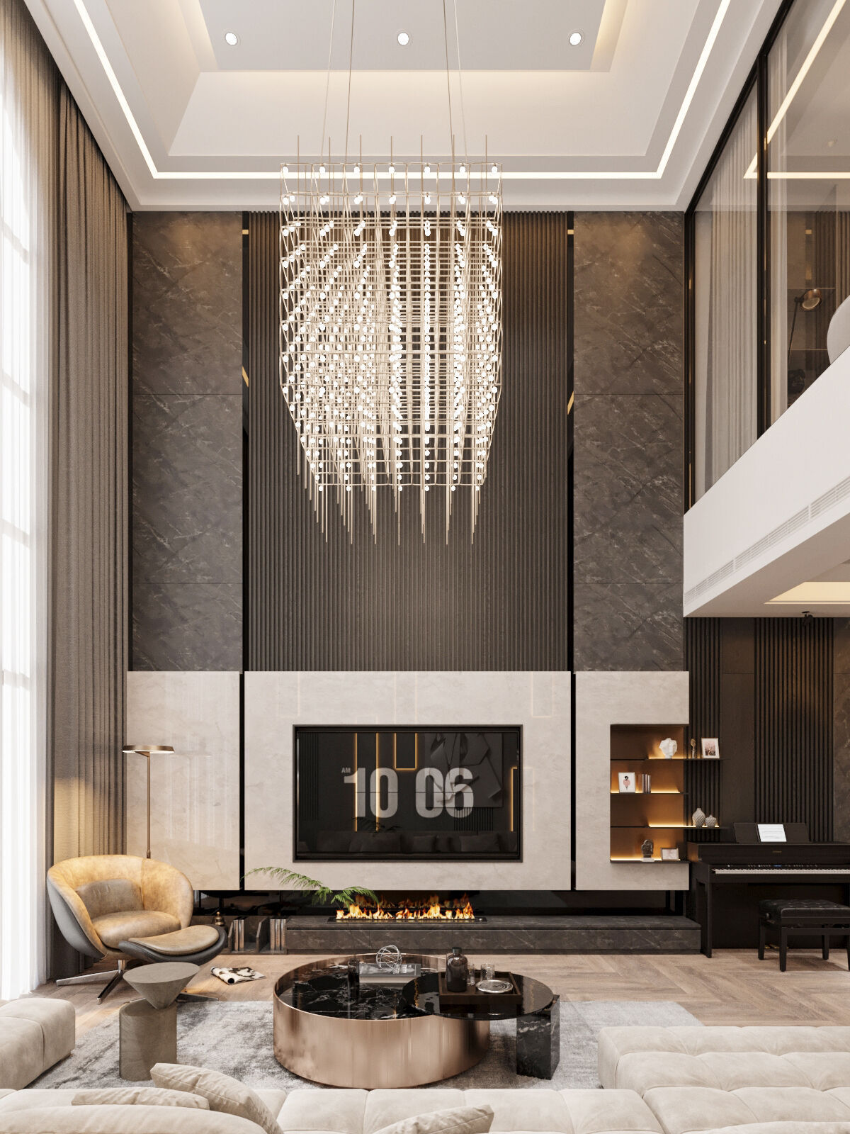 Modern Townhouse with Void Space 3D model_22