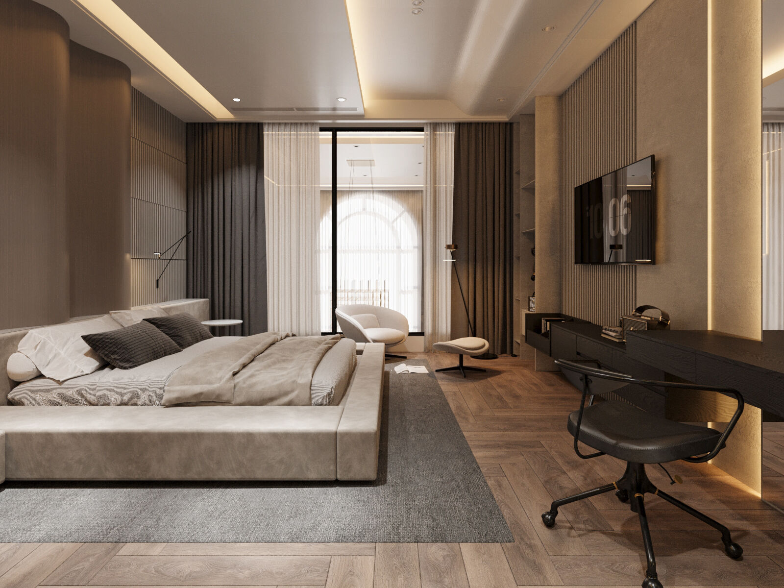 Modern Townhouse with Void Space 3D model_27