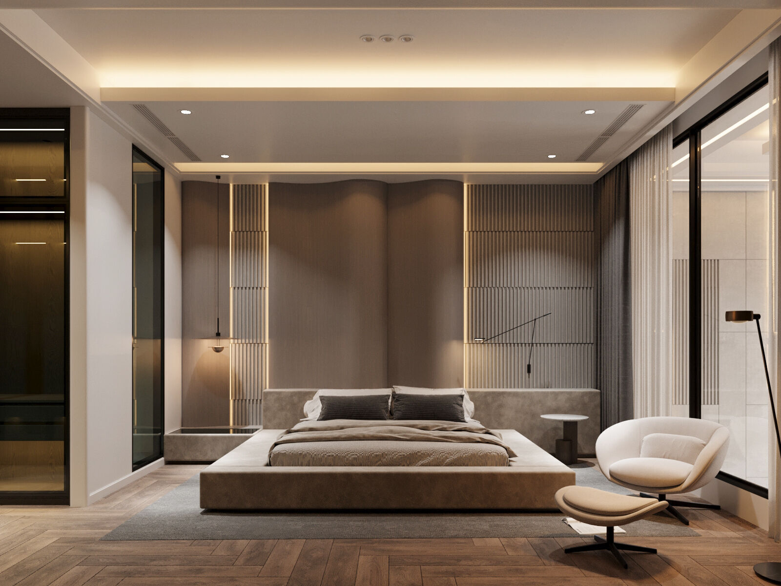 Modern Townhouse with Void Space 3D model_20