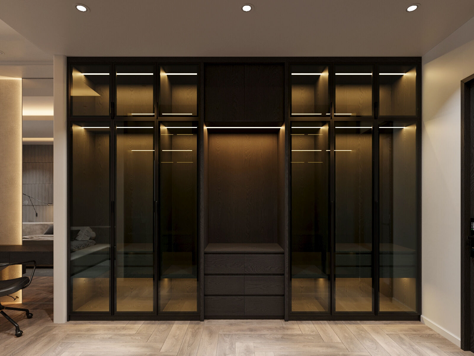 Modern Townhouse with Void Space 3D model_25