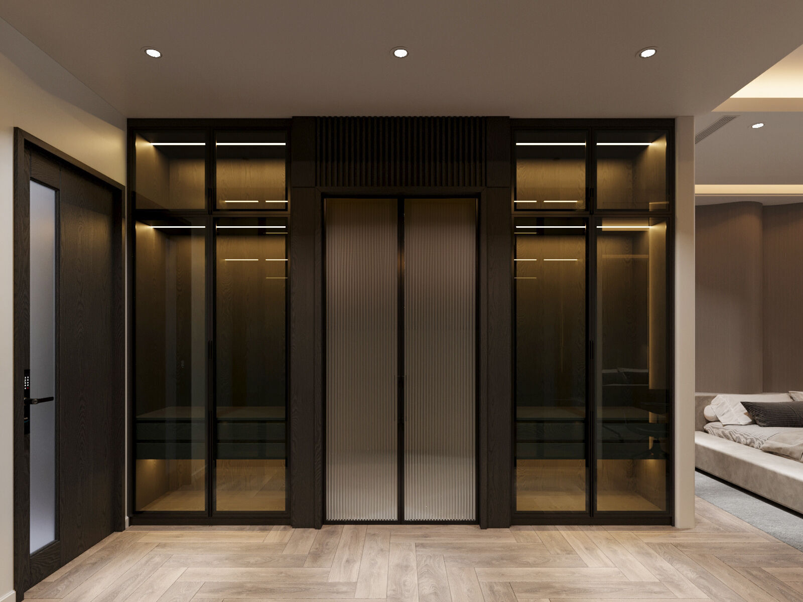 Modern Townhouse with Void Space 3D model_26