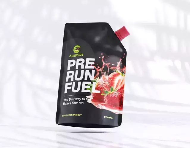 Spout Pouch Packaging 3D model
