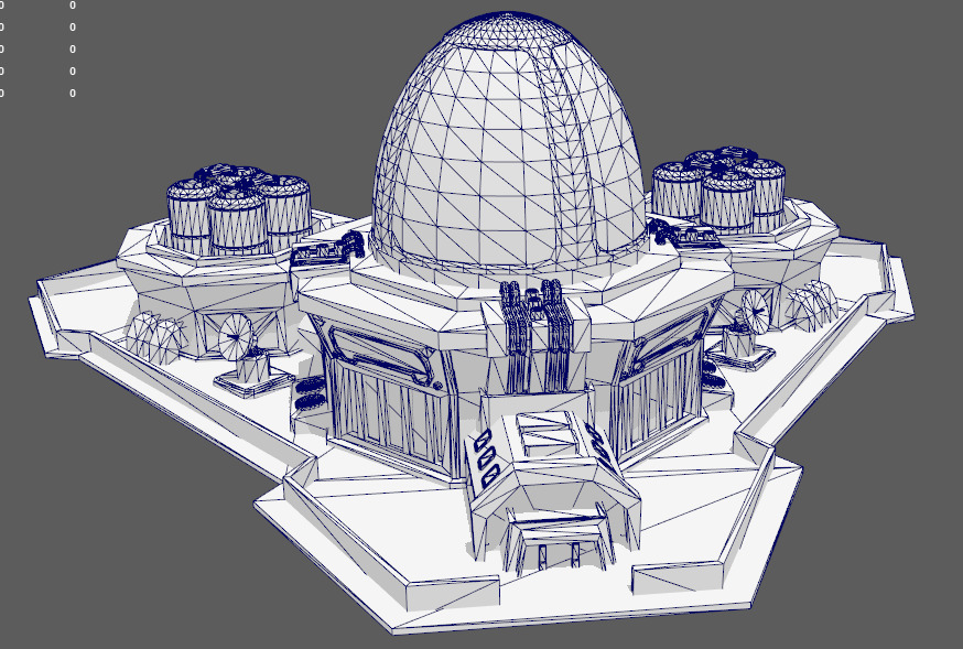 incubator  WARCRAFT Starcraft  insect egg arsenal Low-poly 3D model_5