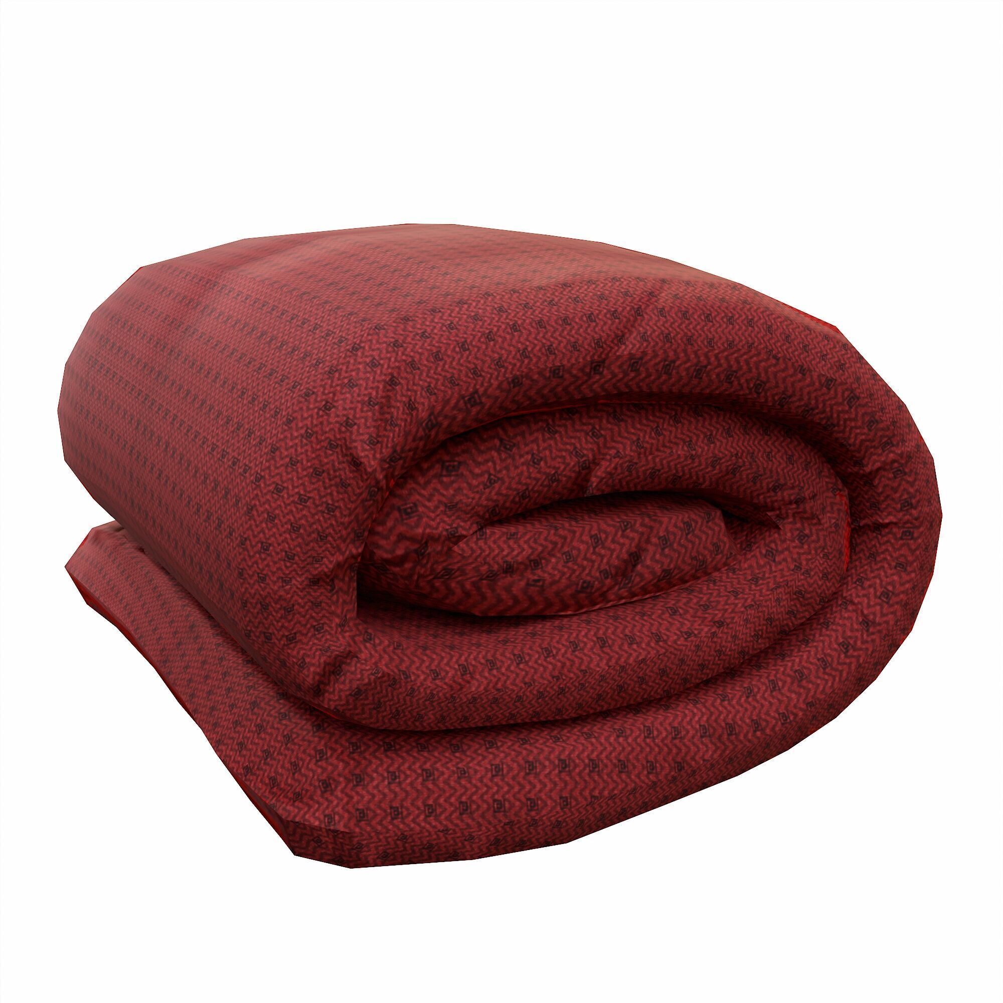 Blanket 3d model Low-poly 3D model_2