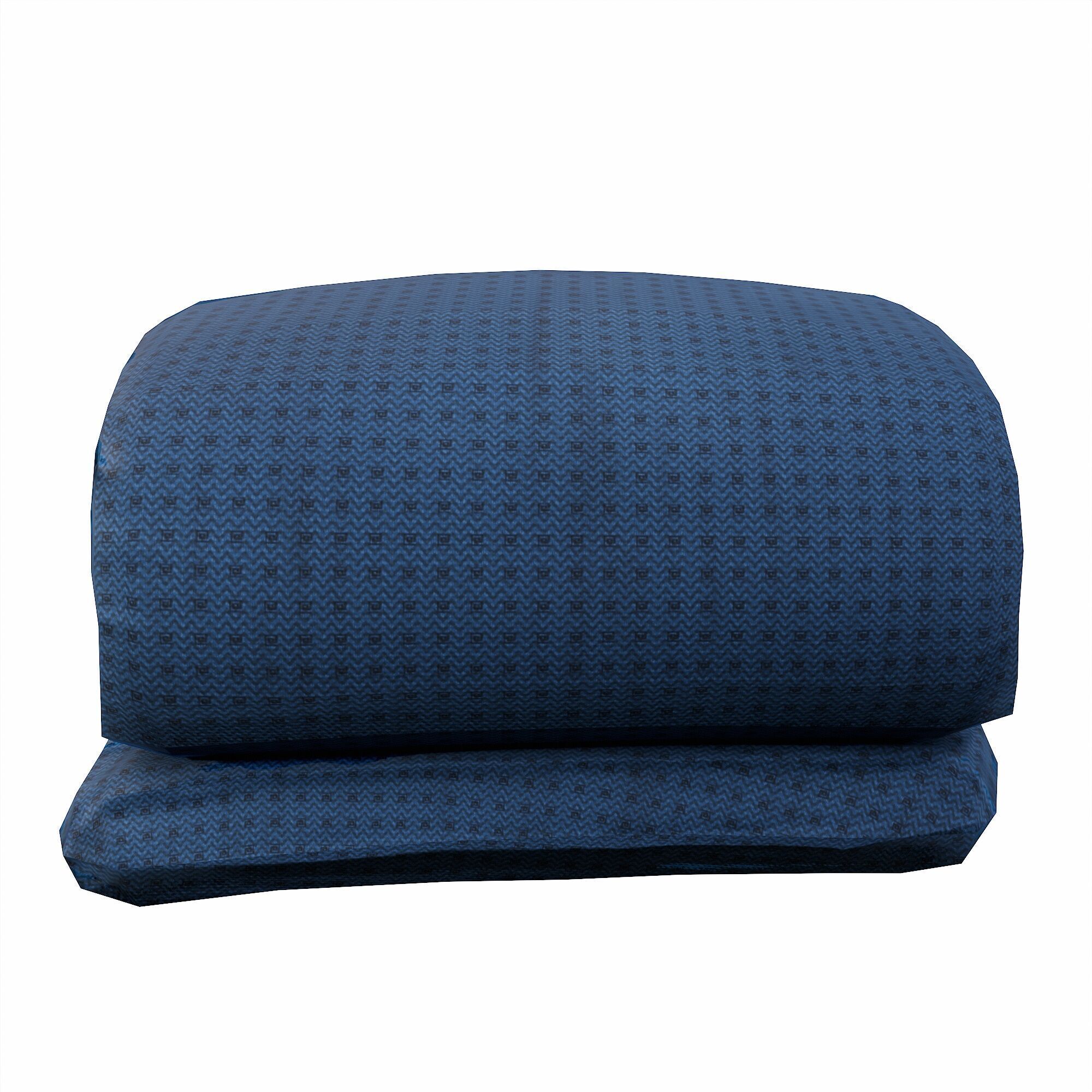 Blanket 3d model Low-poly 3D model_5