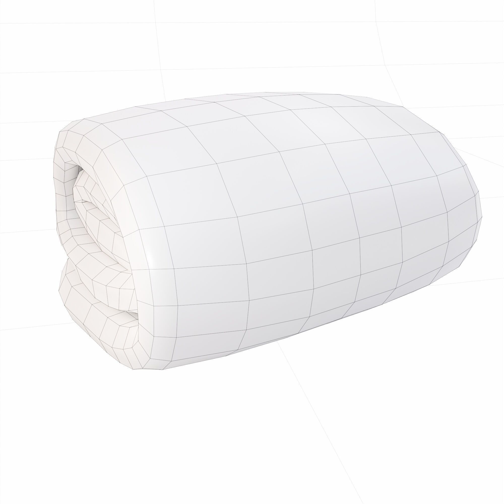 Blanket 3d model Low-poly 3D model_12