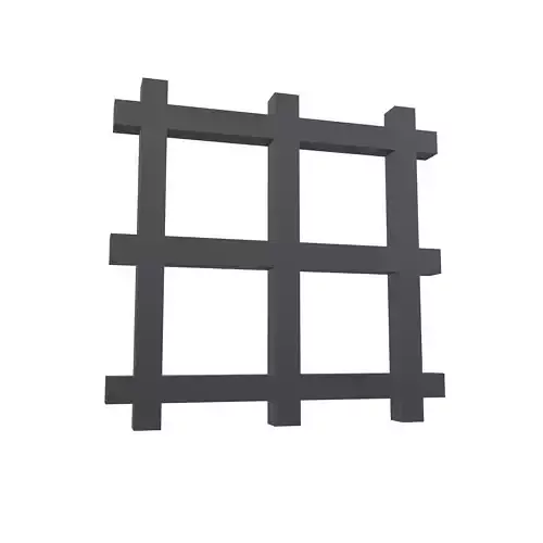 Grid Symbol v2 001 Low-poly 3D model
