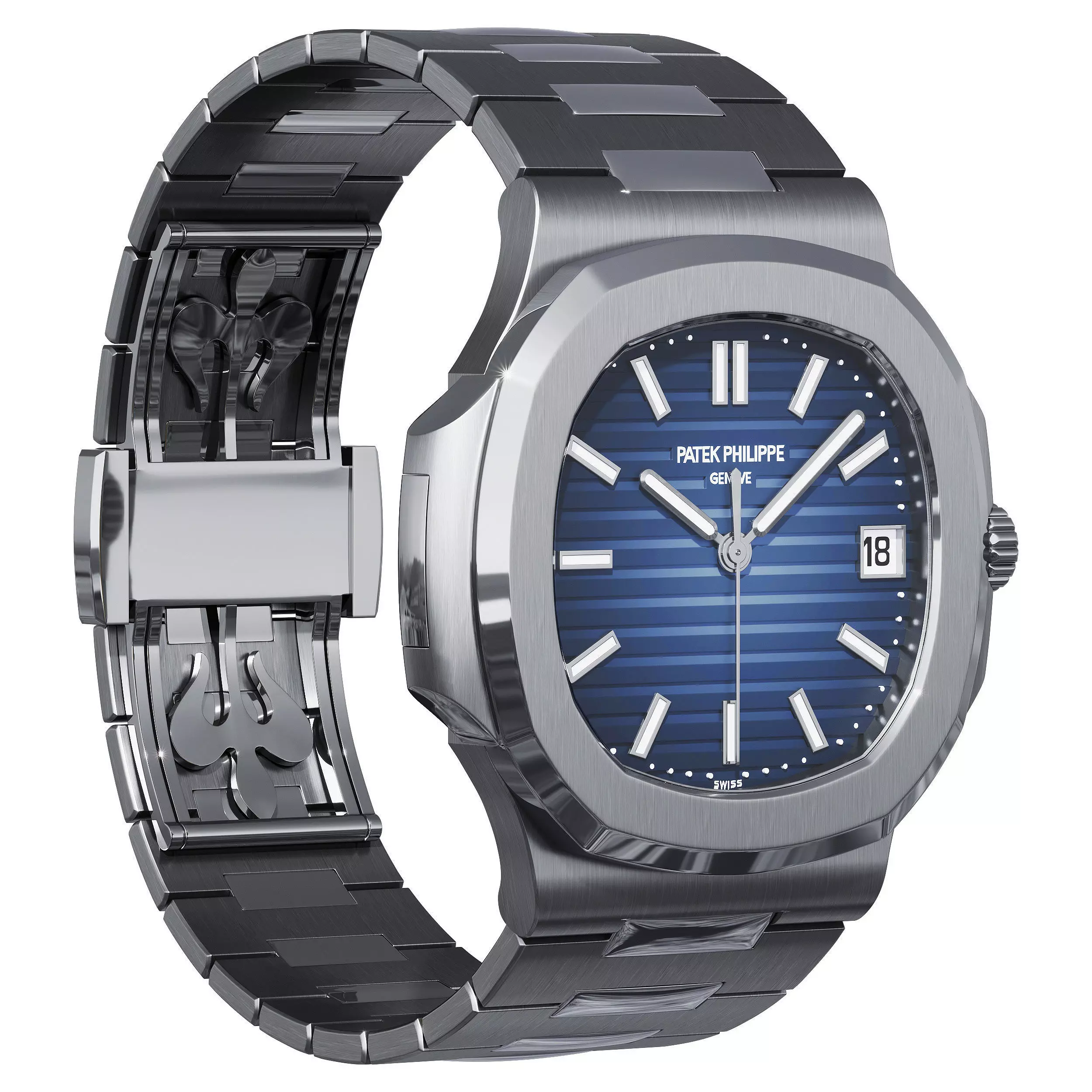 Patek Philippe Nautilus 3D model_0