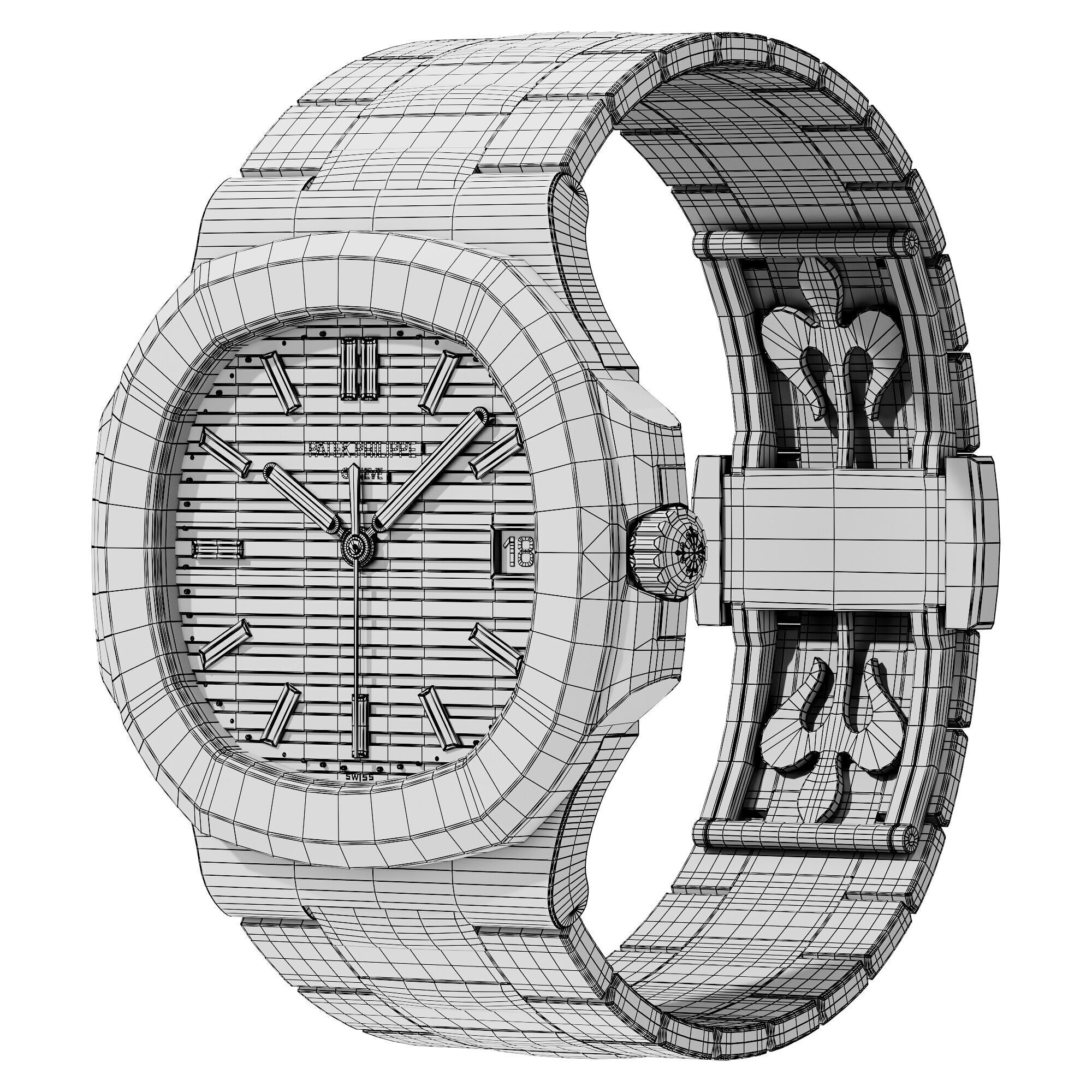 Patek Philippe Nautilus 3D model_7