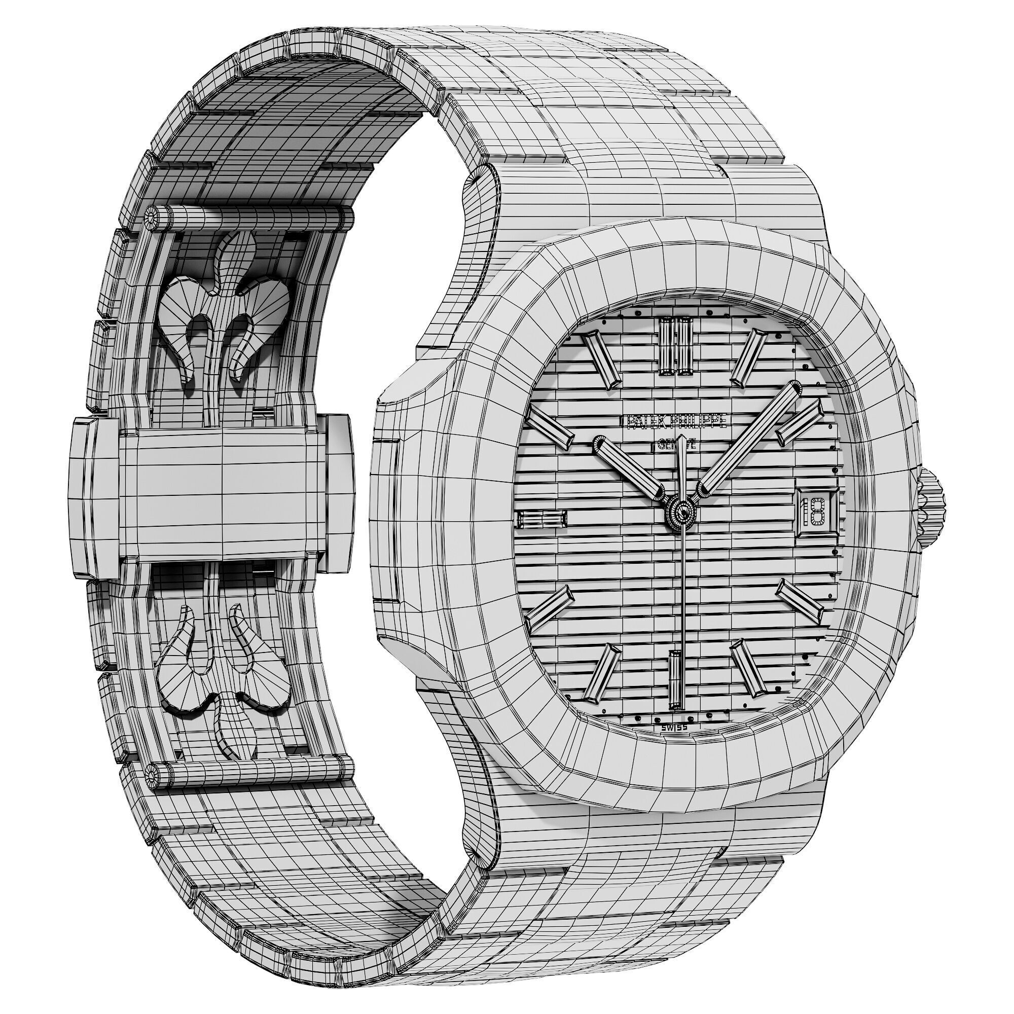 Patek Philippe Nautilus 3D model_6