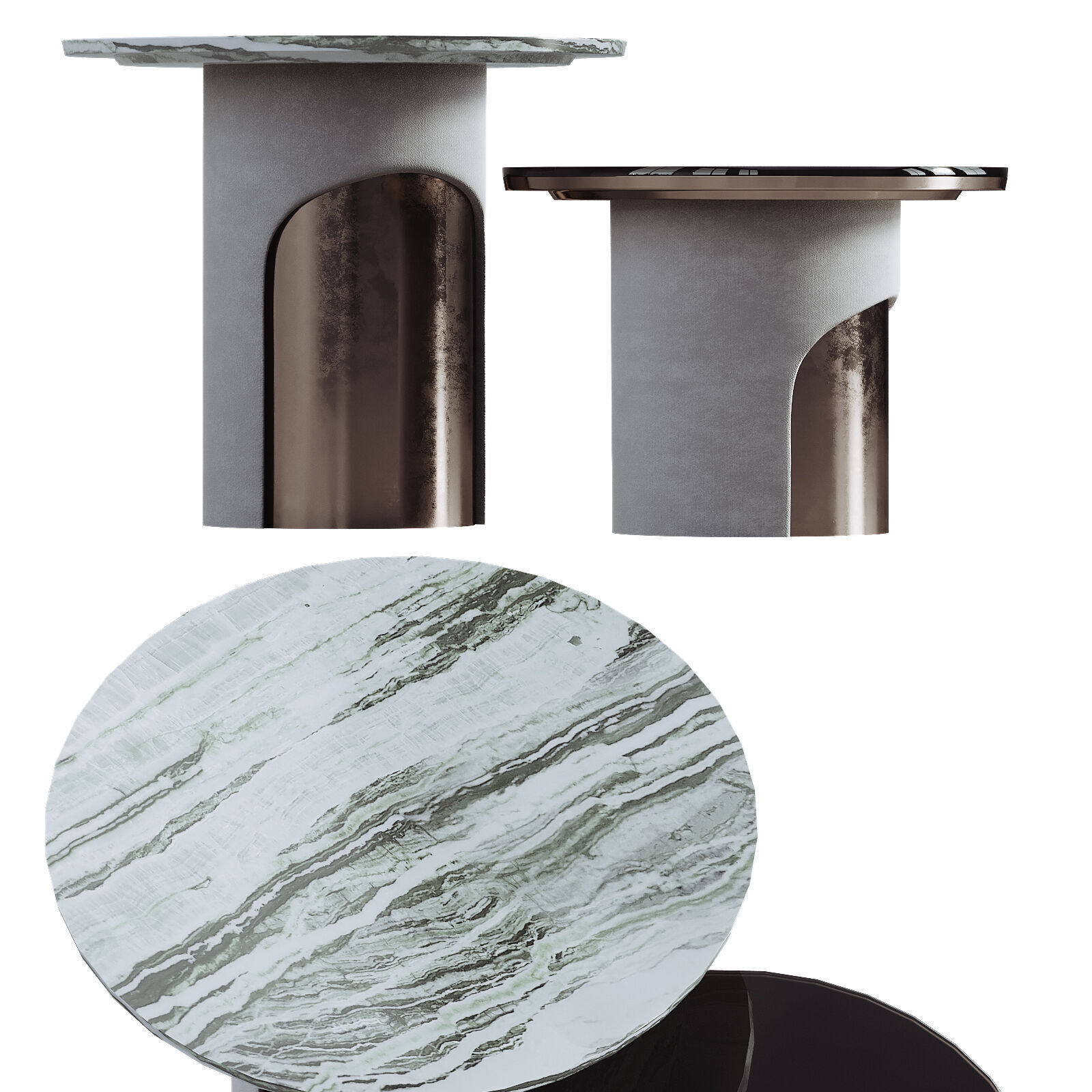 HARPER Table By Longhi 3D model_2