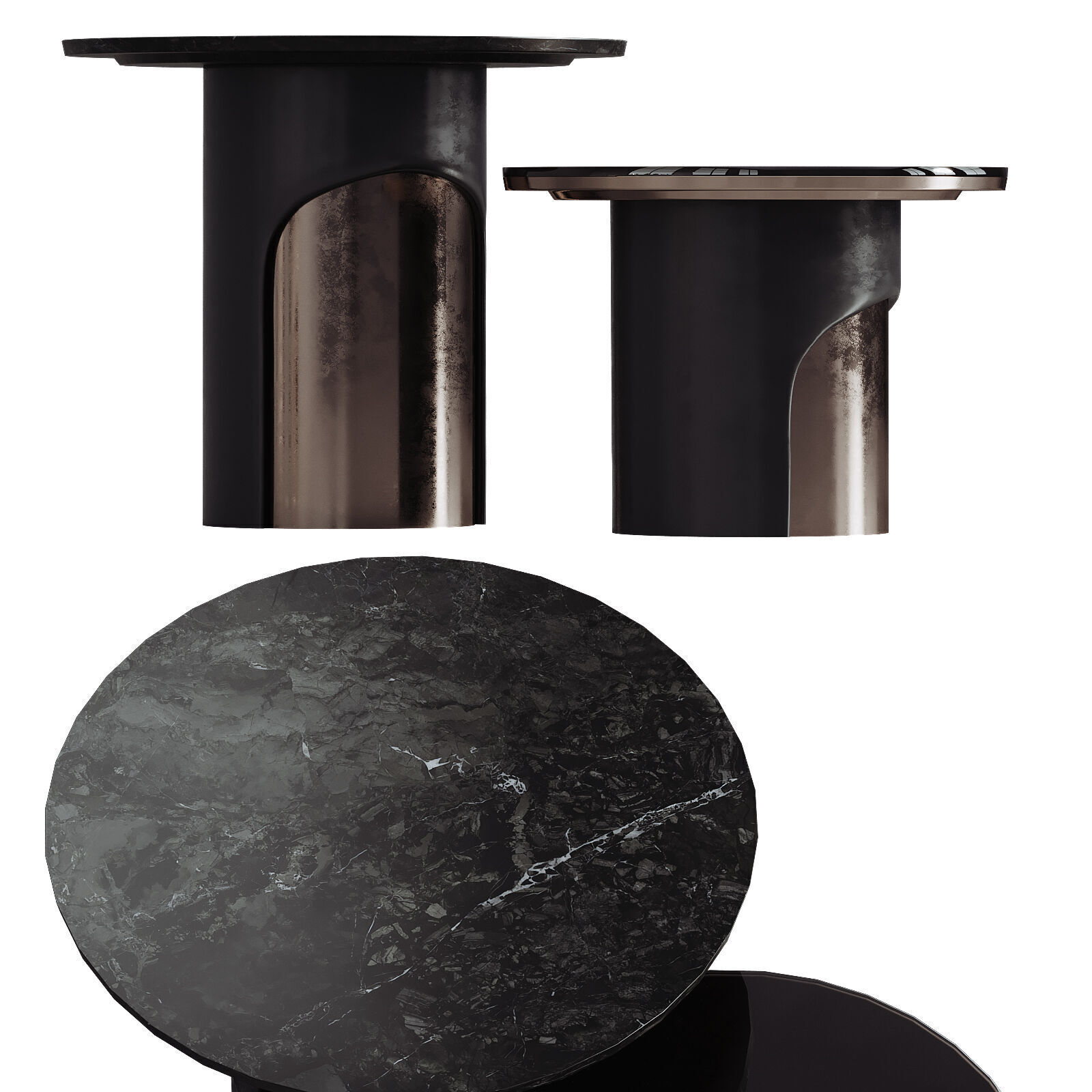 HARPER Table By Longhi 3D model_3