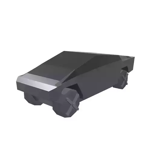 Low Poly Cyber Car v1 002
