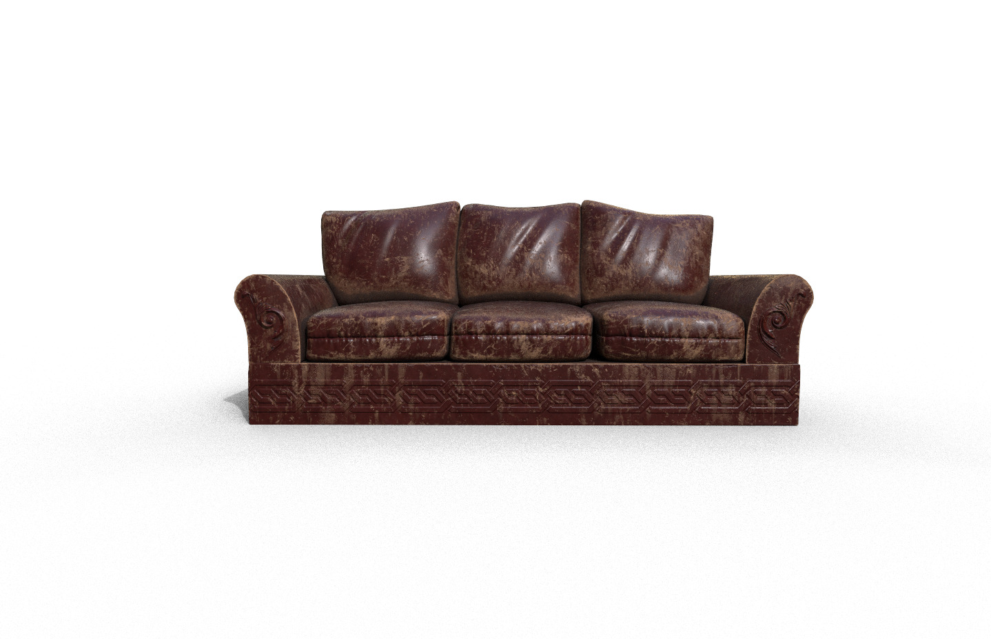 Pack 2 High-Quality 3D Sofa Low-poly 3D model_7