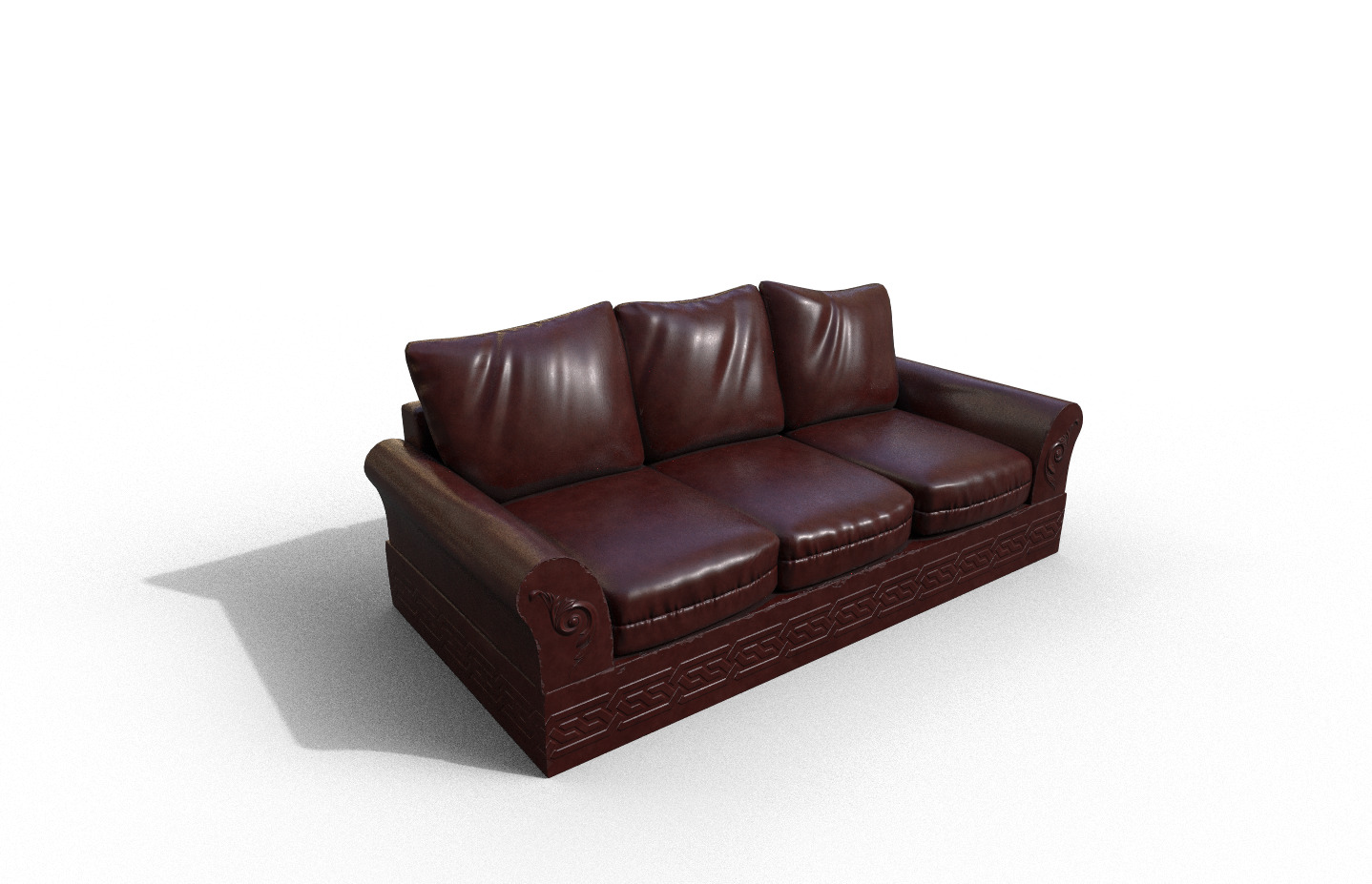Pack 2 High-Quality 3D Sofa Low-poly 3D model_1