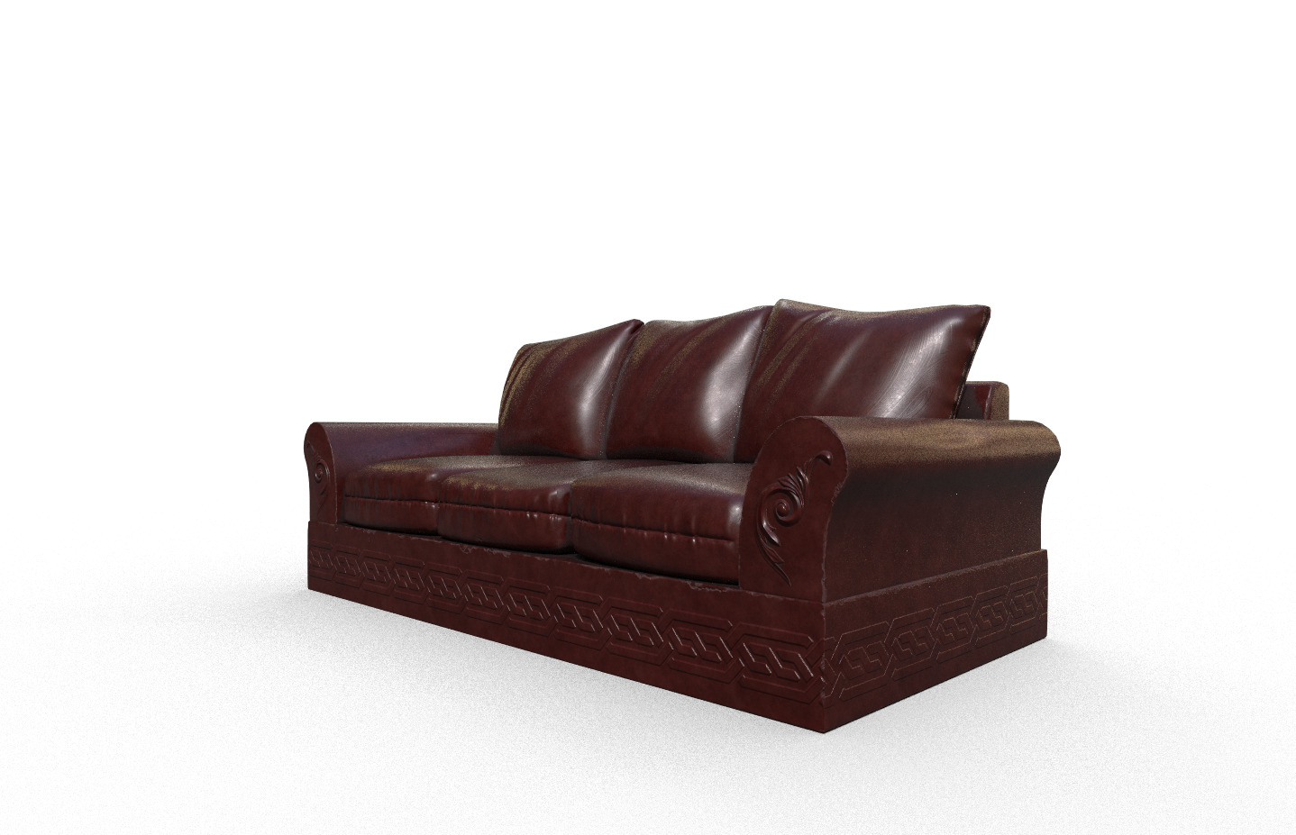 Pack 2 High-Quality 3D Sofa Low-poly 3D model_2