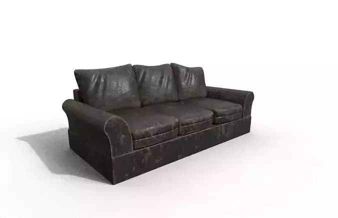 Old High-Quality 3D Sofa Terror