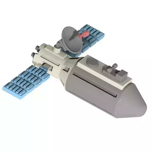 Space Satellite Toy 3D print model