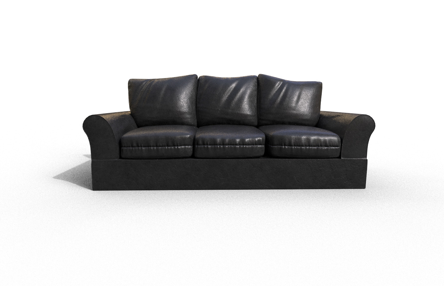 Pack 2 High-Quality 3D Sofa Low-poly 3D model_2