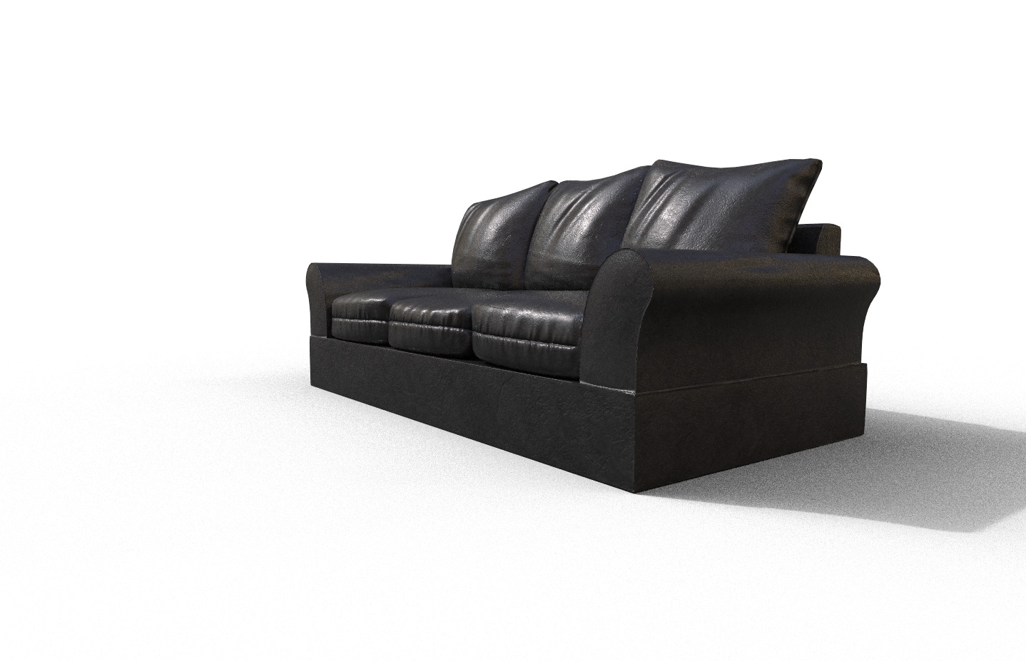 Pack 2 High-Quality 3D Sofa Low-poly 3D model_3