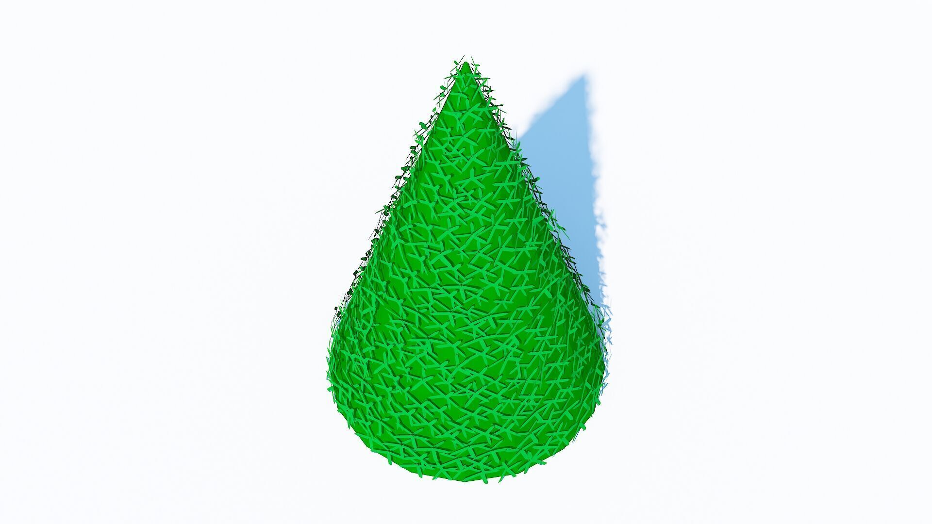 Taxus Media-Pyramidal  Low-poly 3D model_3