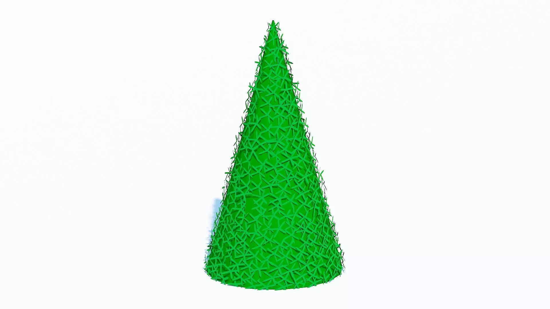 Taxus Media-Pyramidal  Low-poly 3D model_0